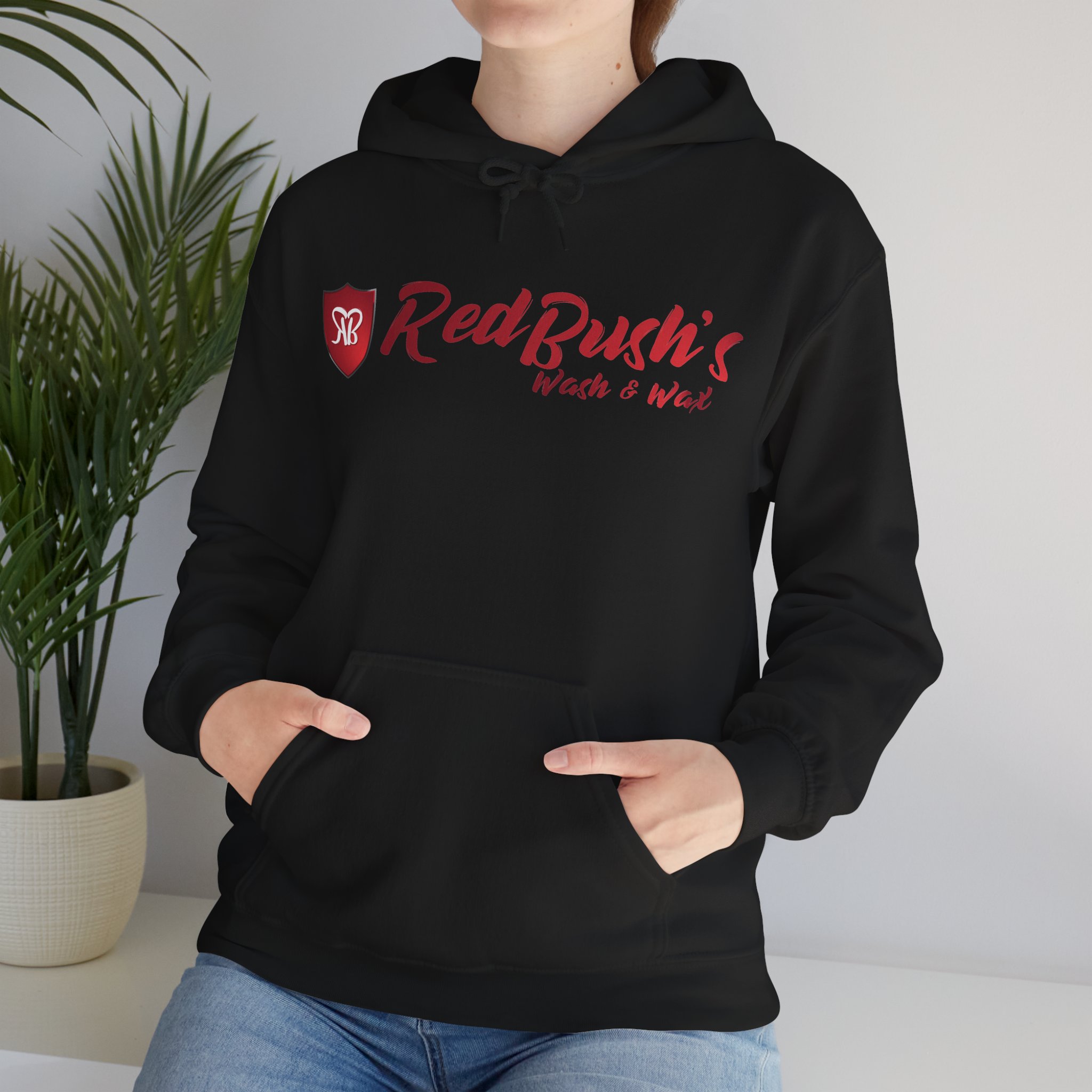 RedBush Wash & Wax Heavy Blend Team Pullover Hoodie - Image 44