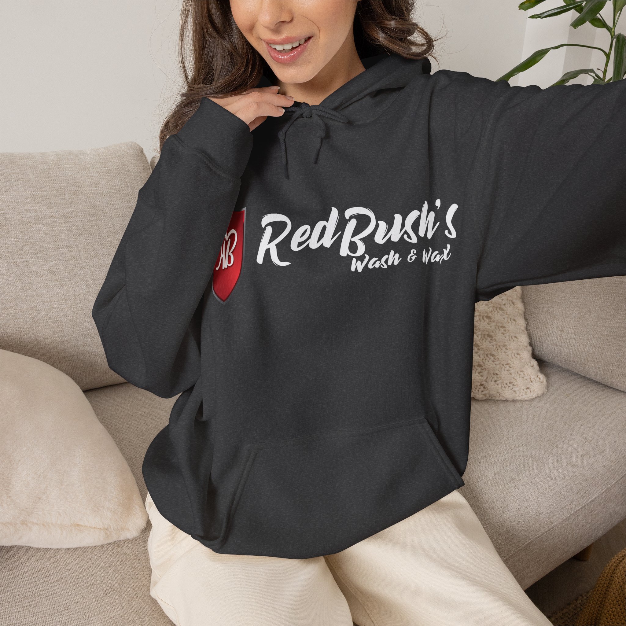 RedBush Wash & Wax Heavy Blend Team Pullover Hoodie - Image 60