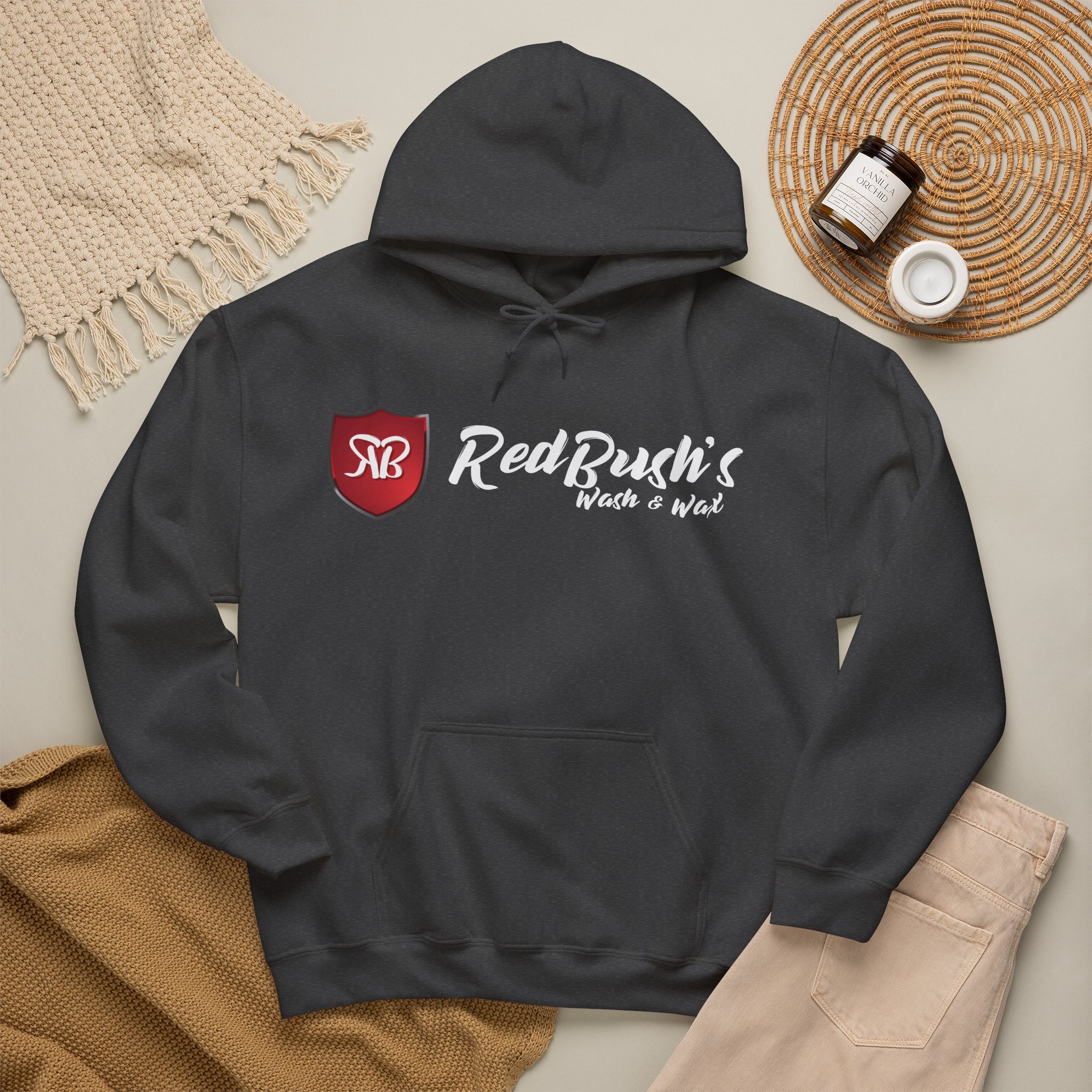 RedBush Wash & Wax Heavy Blend Team Pullover Hoodie - Image 59