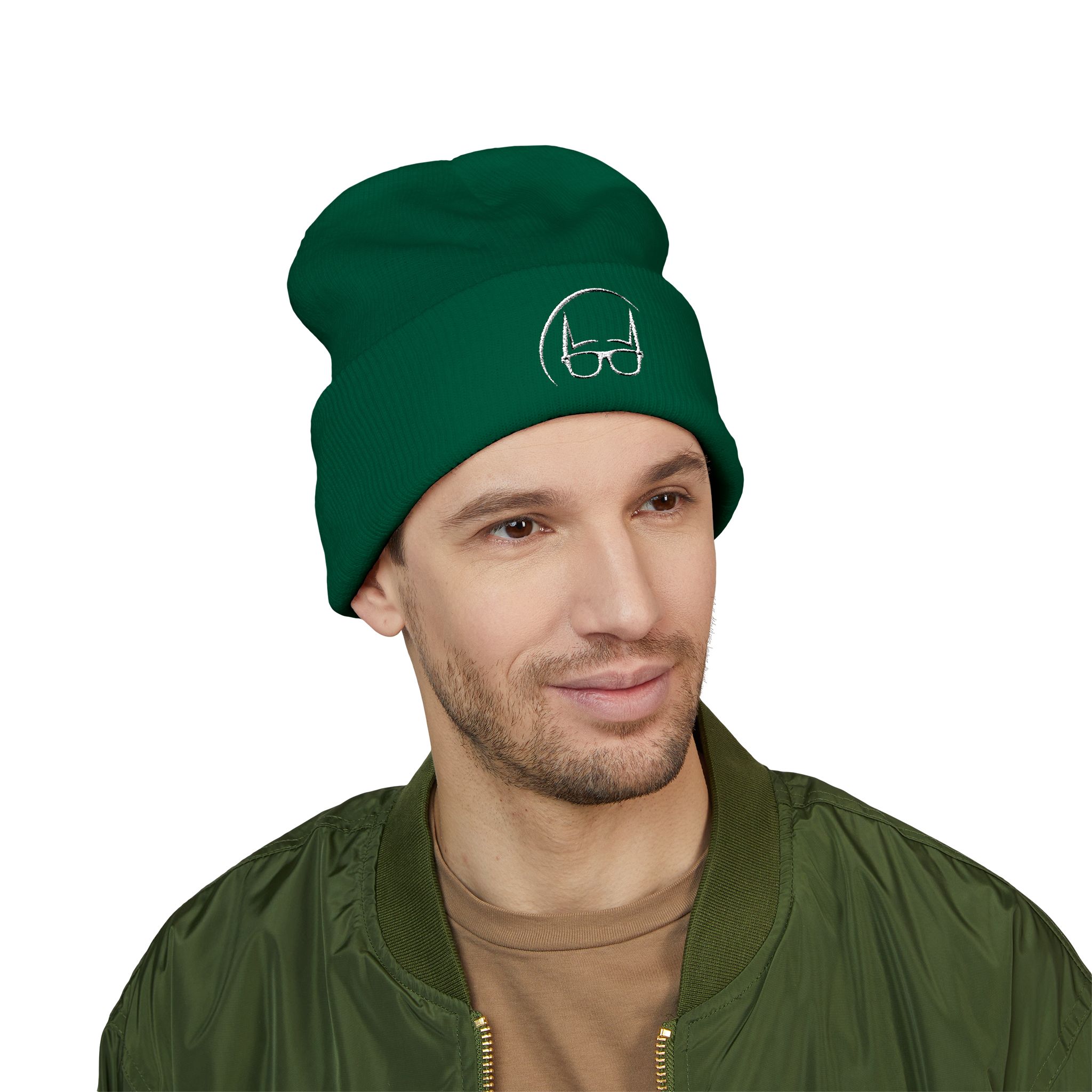 Dork Knight Designs Logo Icon Embroidered Cuffed Beanie - Image 29