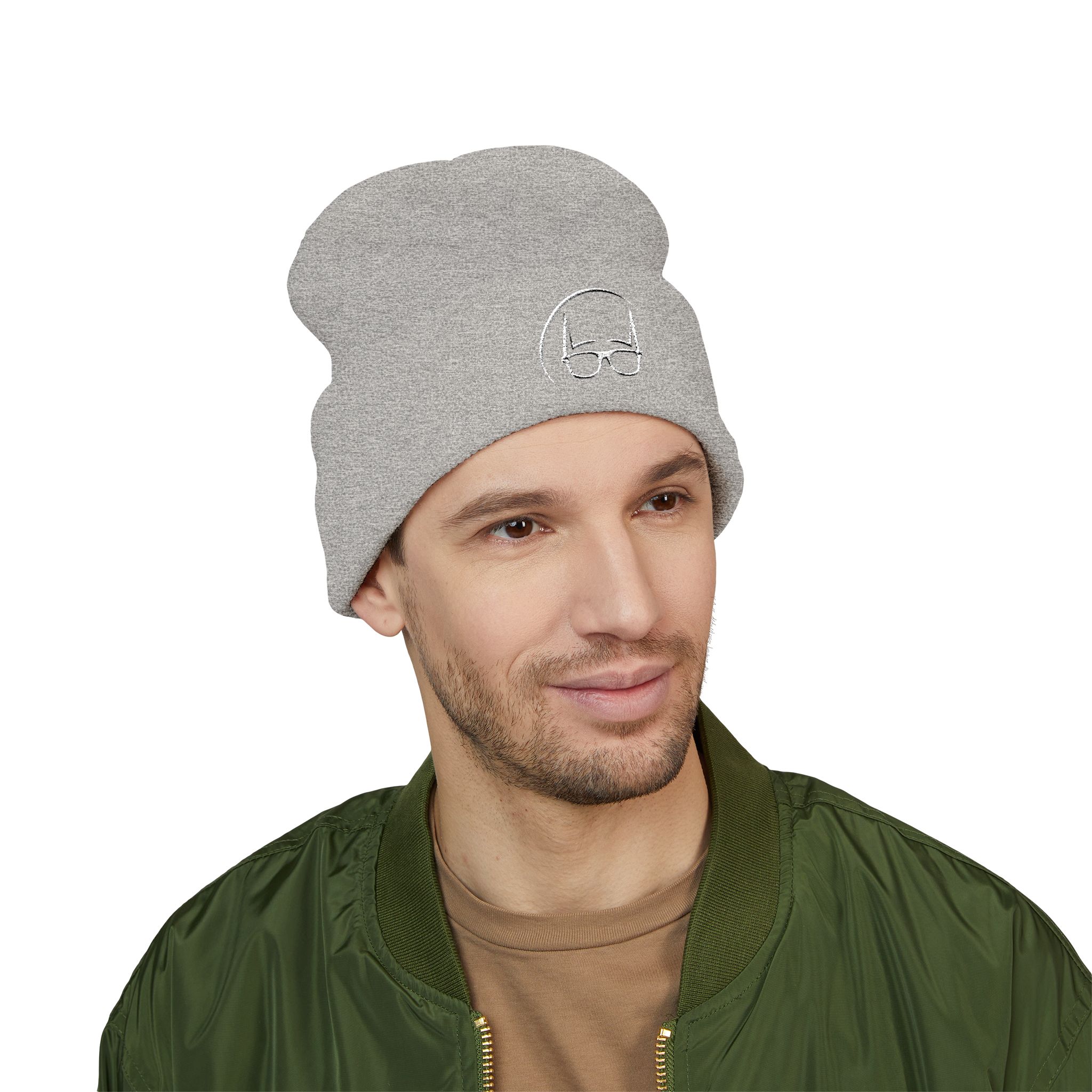 Dork Knight Designs Logo Icon Embroidered Cuffed Beanie - Image 47