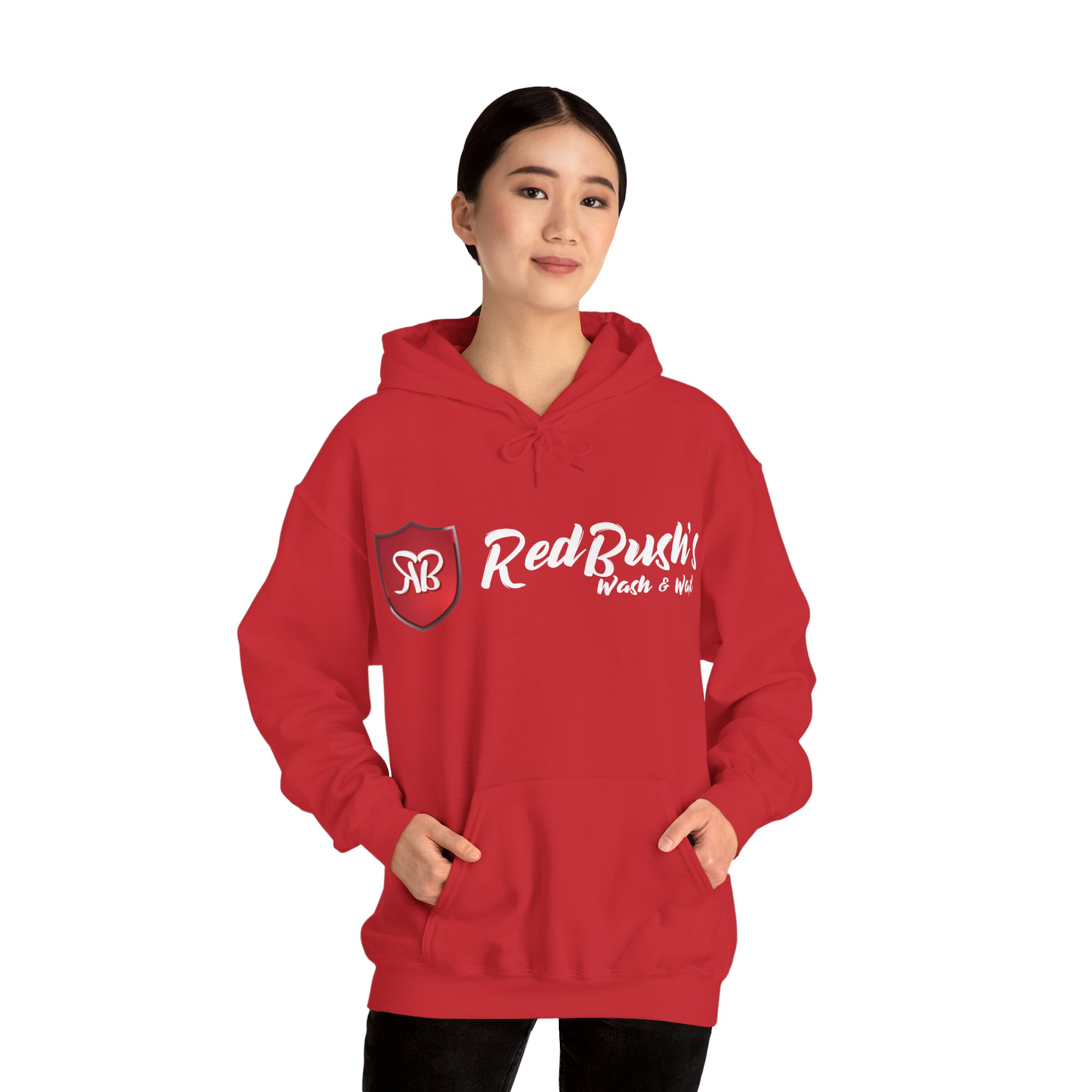 RedBush Wash & Wax Heavy Blend Team Pullover Hoodie - Image 7