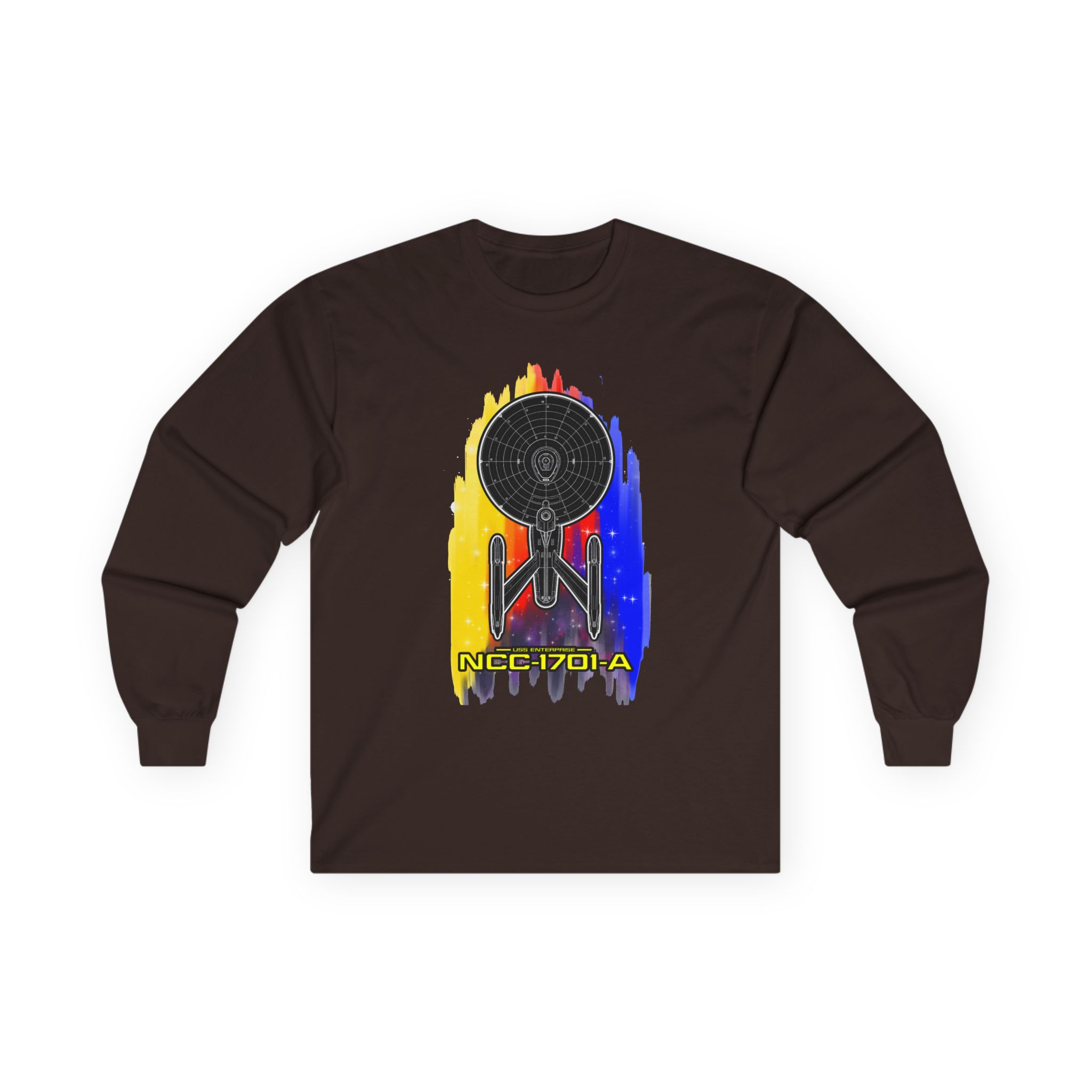 USS Enterprise NCC-1701-A Long-Sleeve T-Shirt | Star Trek Inspired Starship Graphic Shirt - Image 35
