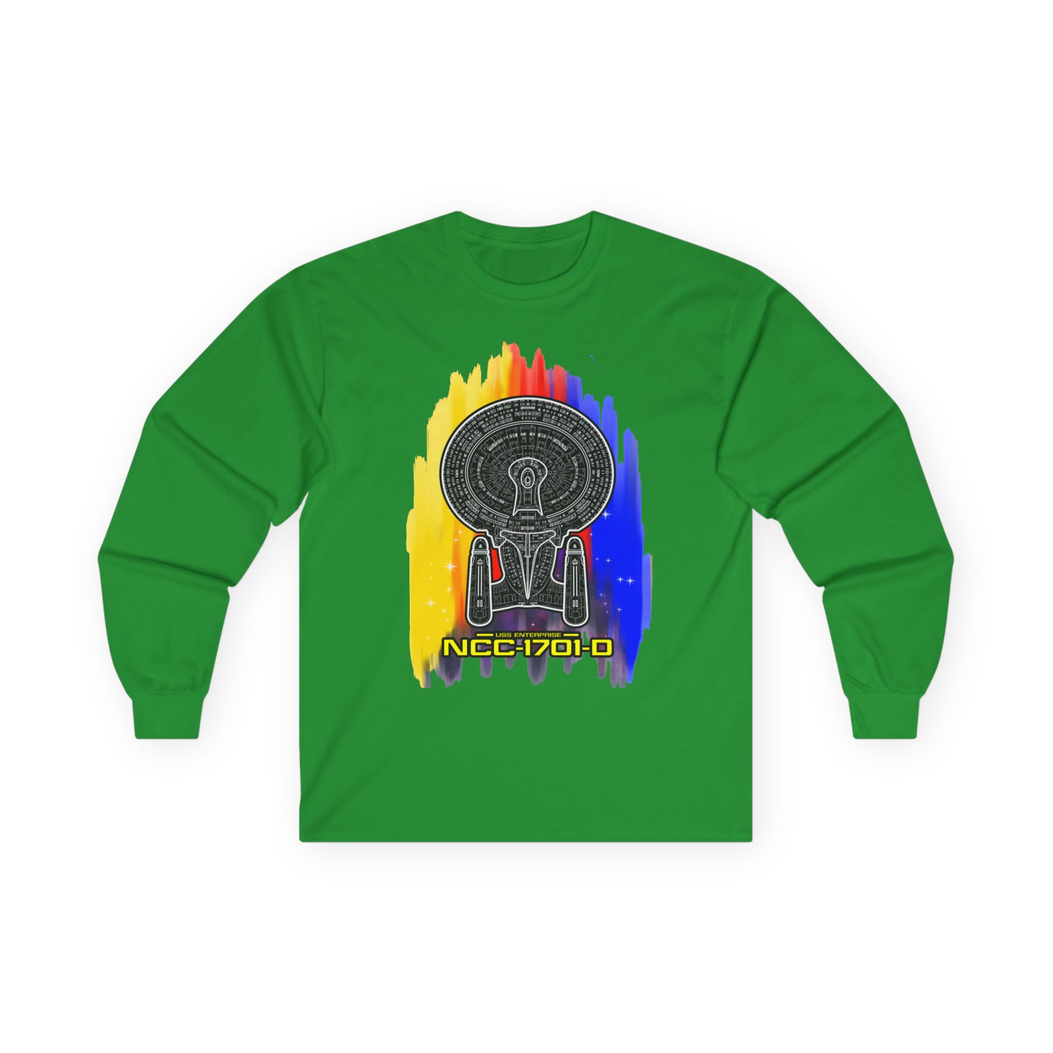 USS Enterprise NCC-1701-D Long-Sleeve T-Shirt | Star Trek: The Next Generation Inspired Starship Shirt - Image 50
