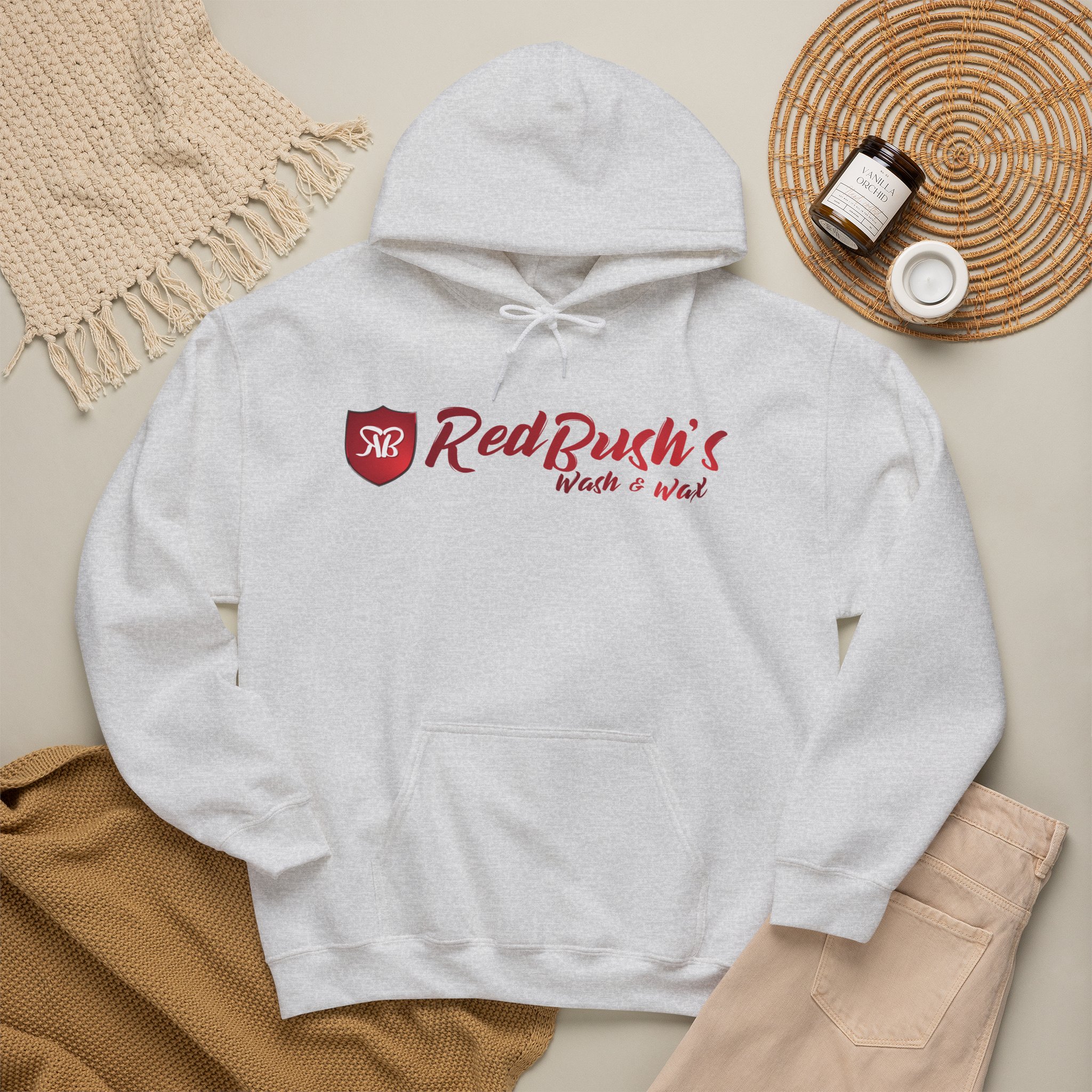 RedBush Wash & Wax Heavy Blend Team Pullover Hoodie - Image 26
