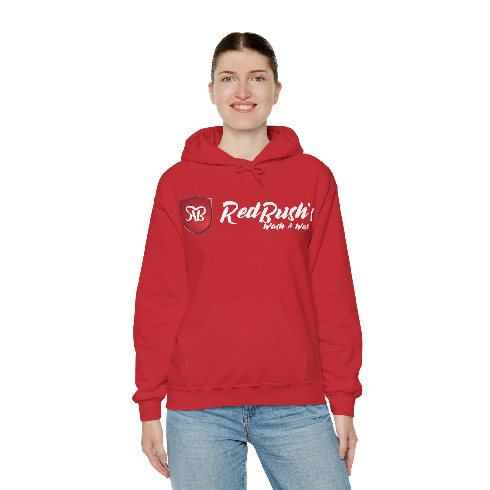 RedBush Wash & Wax Heavy Blend Team Pullover Hoodie - Image 8
