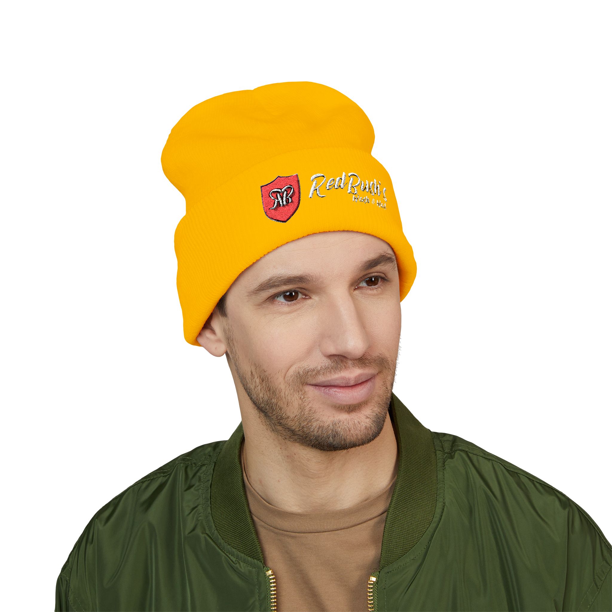 RedBush's Wash & Wax Team Embroidered Cuffed Beanie - Image 11