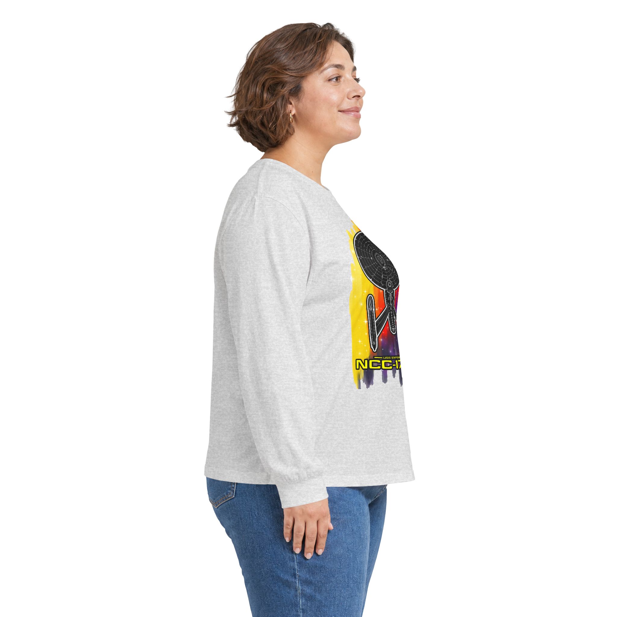 USS Enterprise NCC-1701-A Long-Sleeve T-Shirt | Star Trek Inspired Starship Graphic Shirt - Image 16