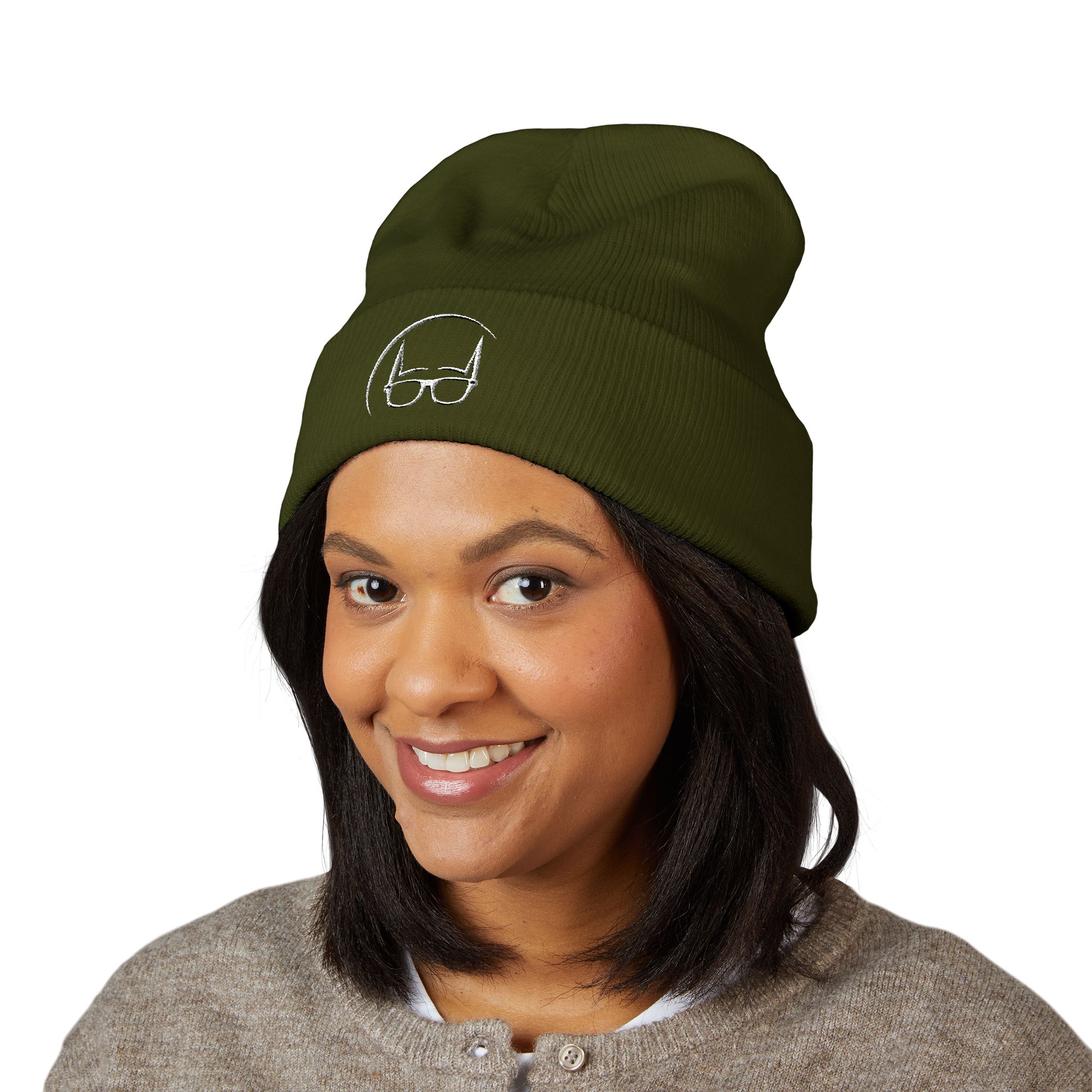 Dork Knight Designs Logo Icon Embroidered Cuffed Beanie - Image 21