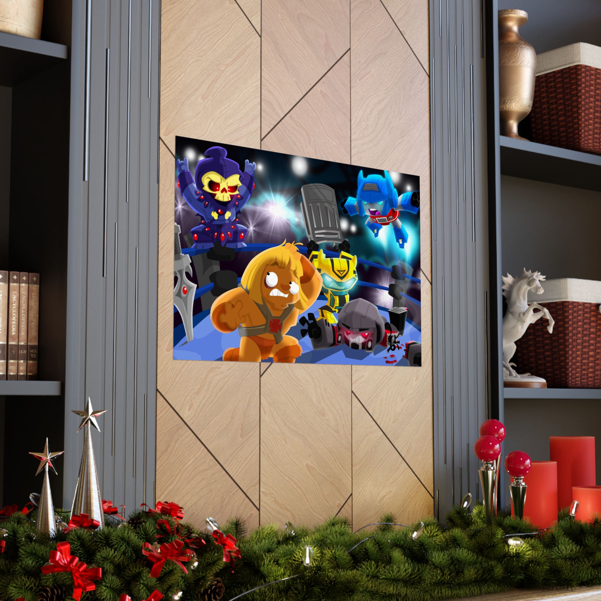 Main Event Mayhem: Transformers × Masters of the Universe Wrestling Poster - Image 13