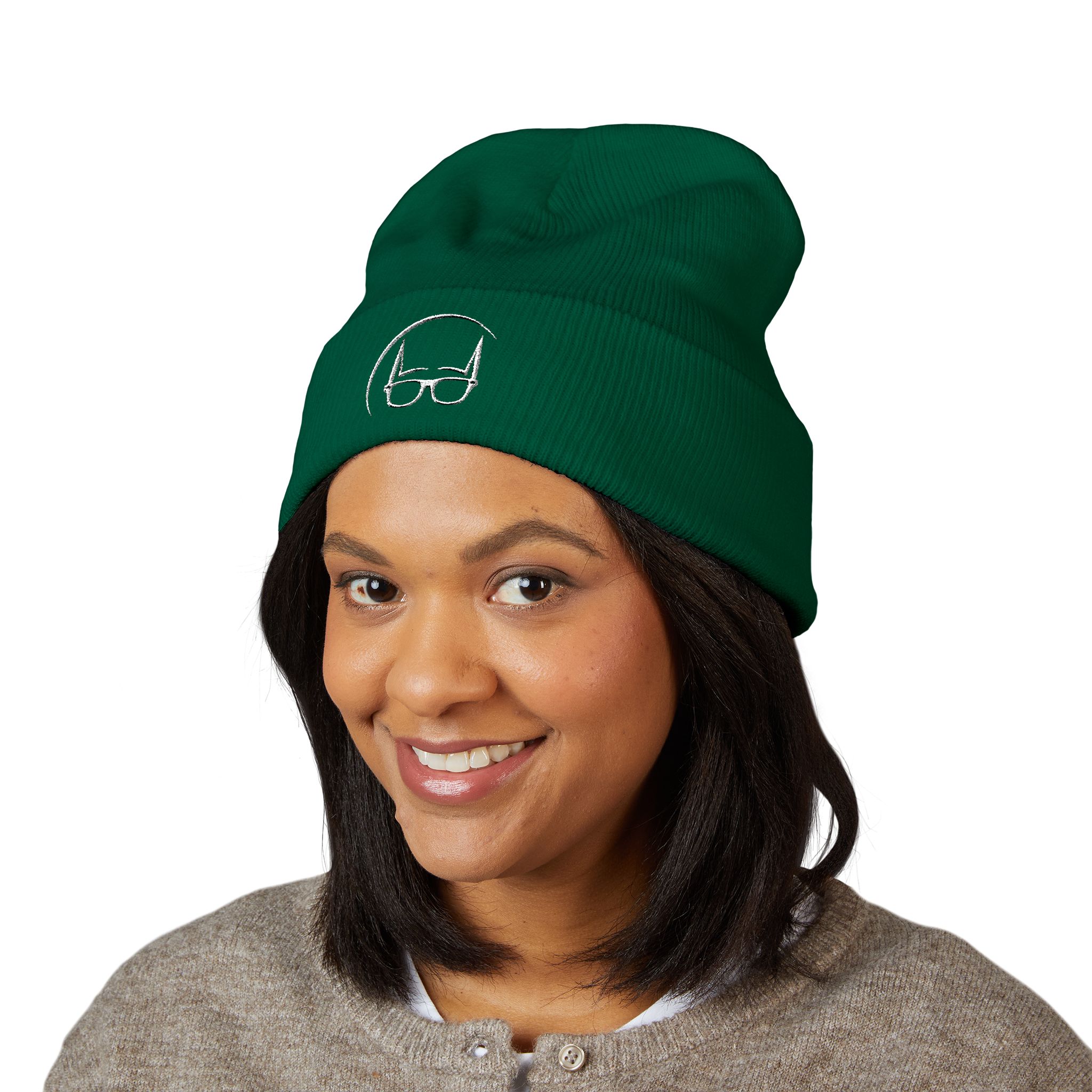 Dork Knight Designs Logo Icon Embroidered Cuffed Beanie - Image 27