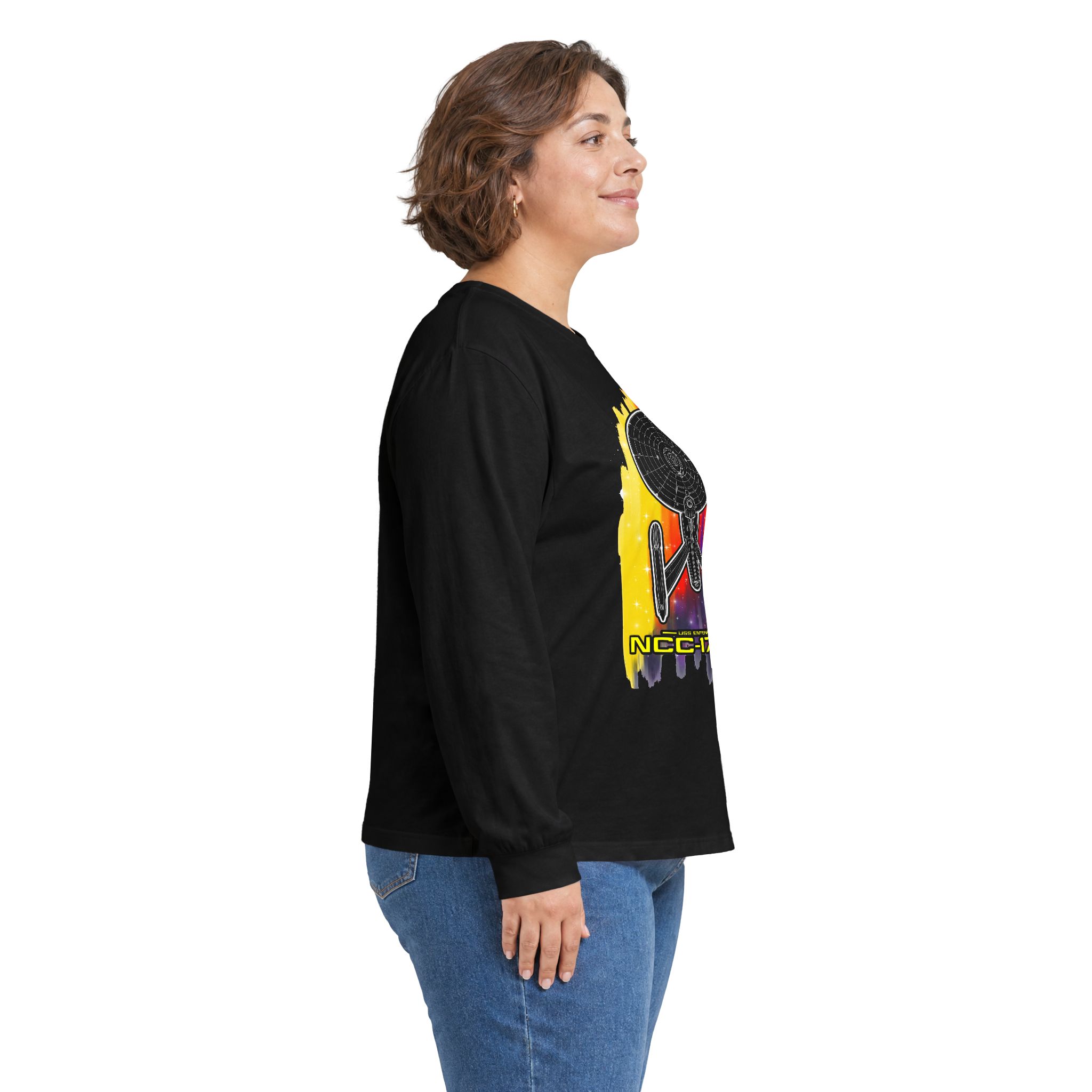 USS Enterprise NCC-1701-A Long-Sleeve T-Shirt | Star Trek Inspired Starship Graphic Shirt - Image 20