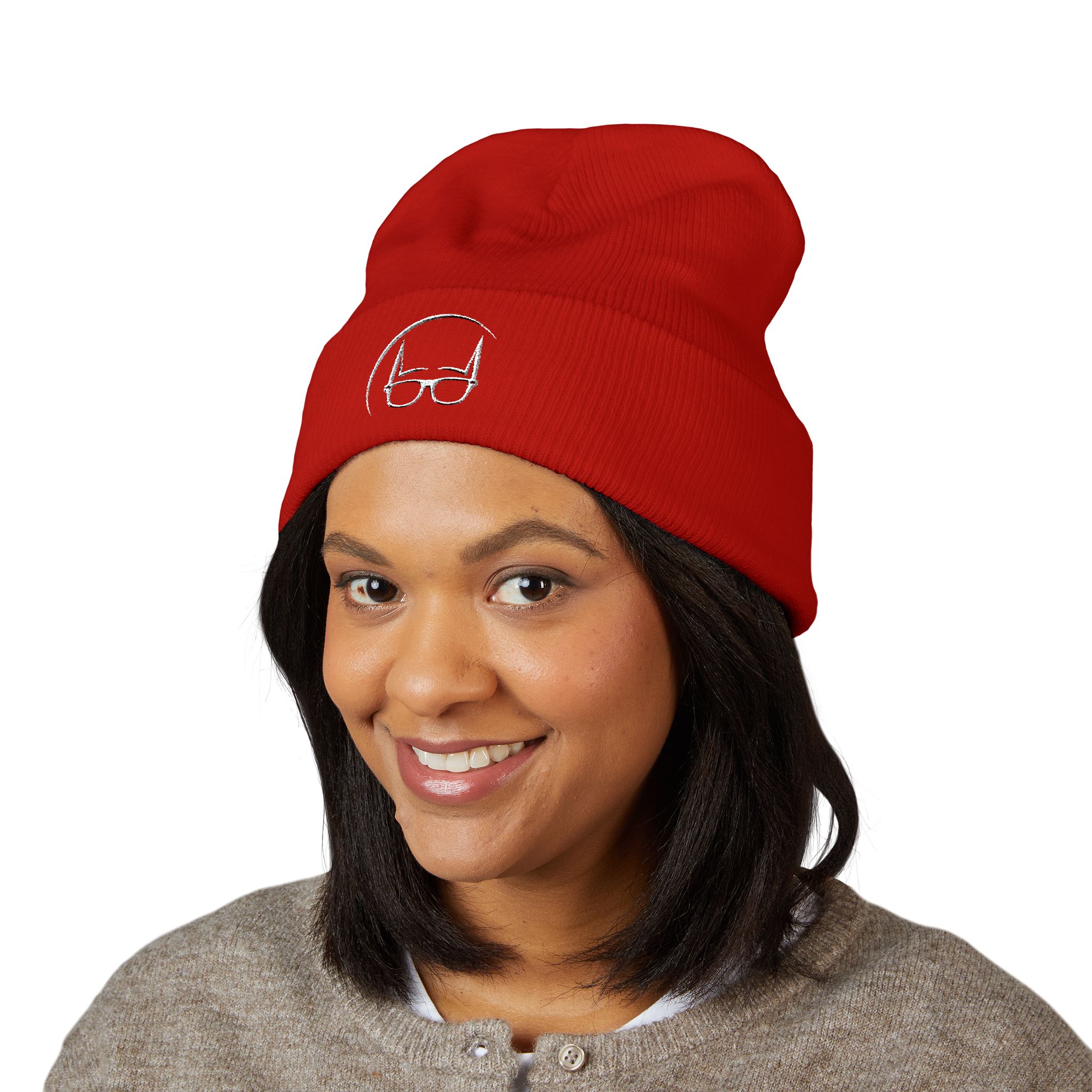 Dork Knight Designs Logo Icon Embroidered Cuffed Beanie - Image 9