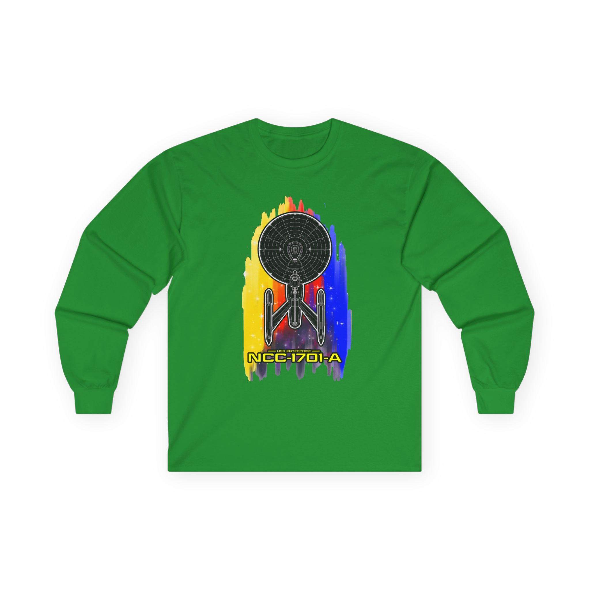 USS Enterprise NCC-1701-A Long-Sleeve T-Shirt | Star Trek Inspired Starship Graphic Shirt - Image 45