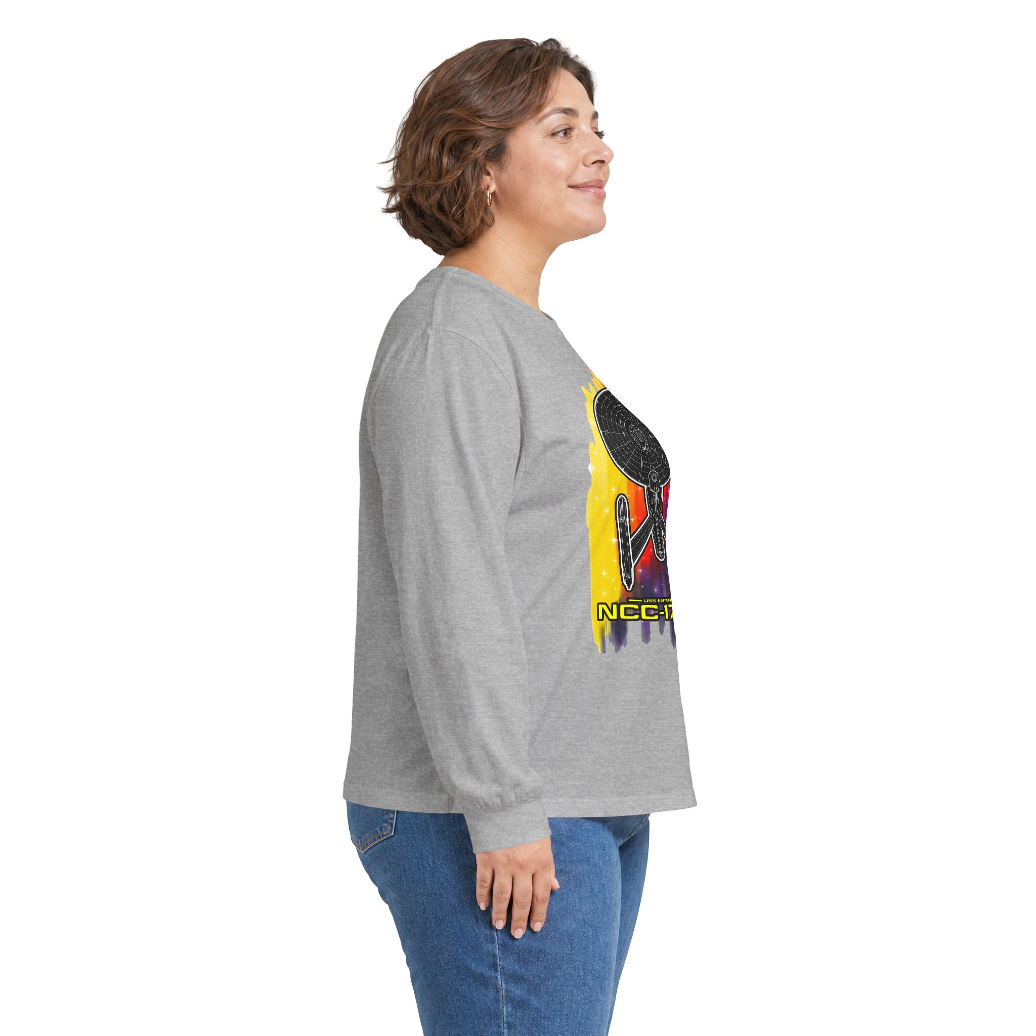 USS Enterprise NCC-1701-A Long-Sleeve T-Shirt | Star Trek Inspired Starship Graphic Shirt - Image 8