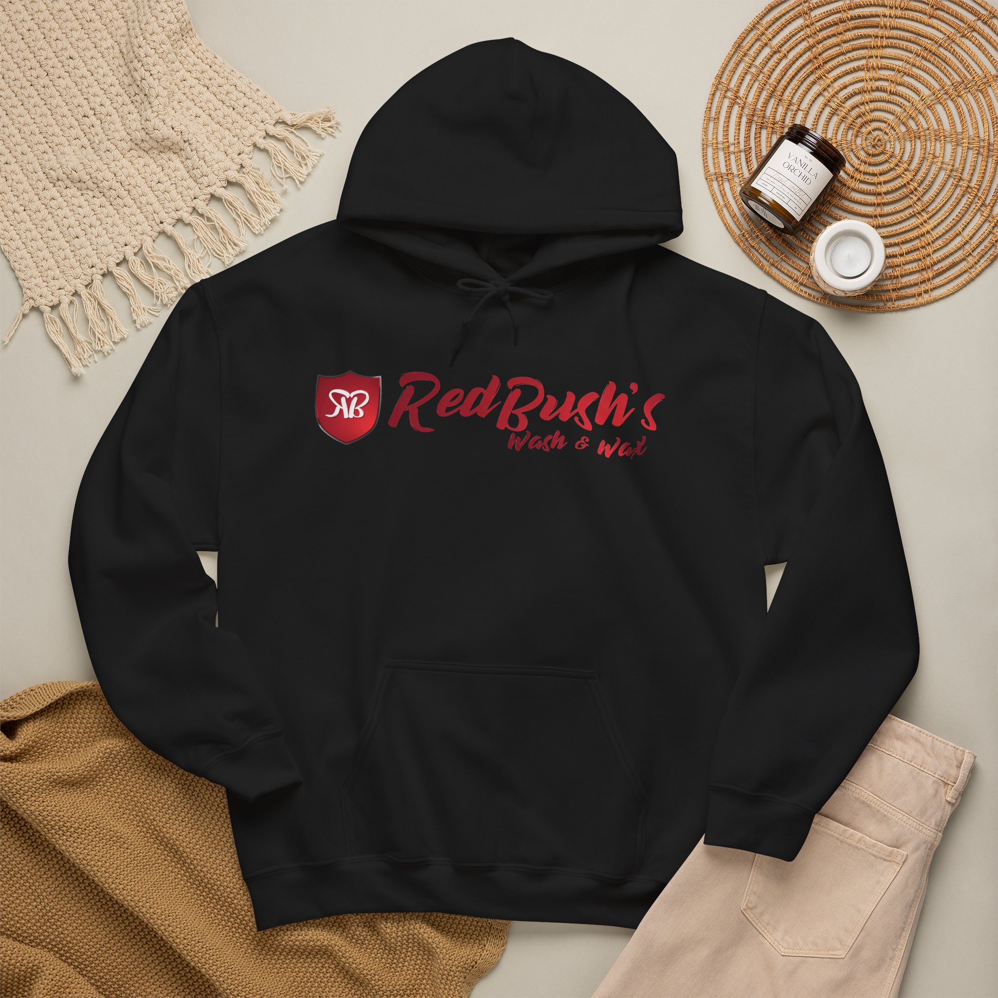 RedBush Wash & Wax Heavy Blend Team Pullover Hoodie - Image 37