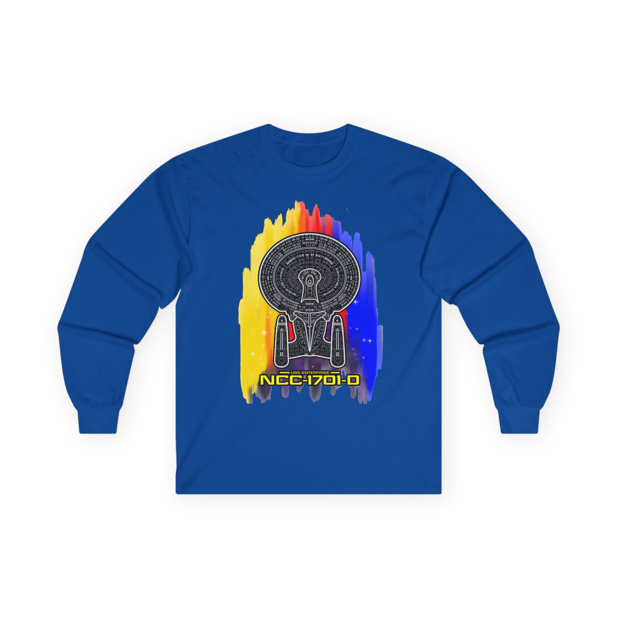 USS Enterprise NCC-1701-D Long-Sleeve T-Shirt | Star Trek: The Next Generation Inspired Starship Shirt - Image 60